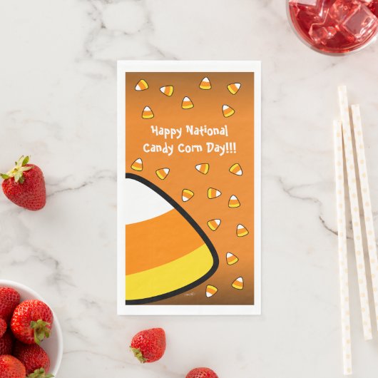 Funny Candy Corn Servet (Insitu)