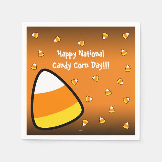 Funny Candy Corn Servet (Voorkant)