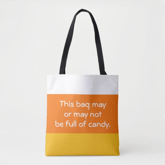 Funny Candy Corn Shoulder Tas (Voorkant)