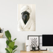 Funny Cane Corso Bathroom Print, Cane Corso In Poster (Thuiskantoor)