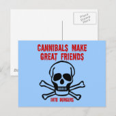 Funny cannibals briefkaart (Voorkant / Achterkant)