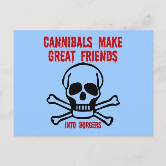 Funny cannibals briefkaart (Voorkant)