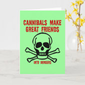 Funny cannibals kaart (Gele Bloem)