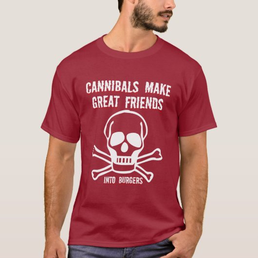 Funny cannibals t-shirt (Voorkant)