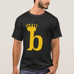 Funny Capital Letter B - B Alphabet Mannen Wo T-shirt