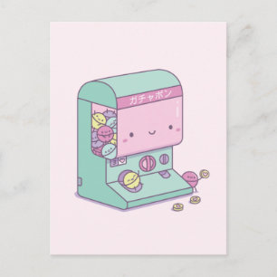 Funny Capsule Speelgoed Escape Japan Doodle Briefk Briefkaart