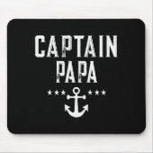 Funny Captain Papa Anchor Design  Muismat (Voorkant)