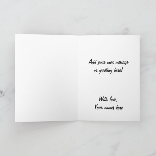 Funny Capuchin Monkey om je zelf aan te passen Kaart (Binnen)