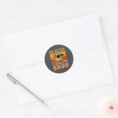 Funny Capybara 67 Meme Six Seven Bruh Boys Teens K Ronde Sticker (Envelop)