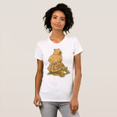 Funny Capybara Animal Turtle Cute Capybara T-shirt (Voorkant volledig)