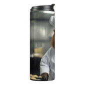 Funny Capybara Chef Thermosbeker (Gedraaid links)