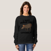Funny Capybara Design For Pet Owner Cool Capybara  Trui (Voorkant volledig)