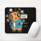 Funny Capybara Gamer Mousepad – Personalized with  Muismat (Met muis)