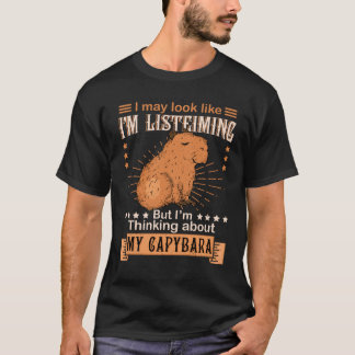 Funny Capybara Gift Women Kinder Capybara T-shirt