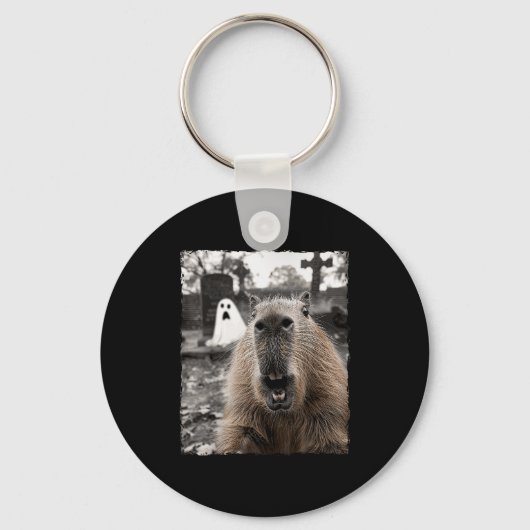 Funny Capybara Halloween Costume  Sleutelhanger (Voorkant)