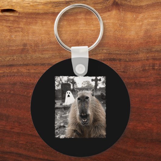 Funny Capybara Halloween Costume Sleutelhanger (Voorkant)