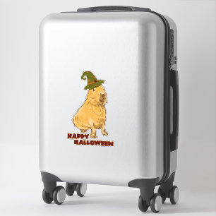 Funny Capybara - Halloween Rodent Sticker