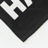 Funny Capybara Happy Hanukkah Chanukah Jewish Men Fleece Deken (Hoek)