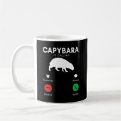 Funny Capybara Humorisas Koffiemok (Links)