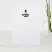 Funny Capybara in Space Capy Birthday Pun Kaart (Achterkant)