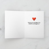 Funny Capybara Lover Greeting van Capy Valentijn Kaart (Binnen)