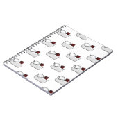 funny capybara notitieboek (Linkerzijde)