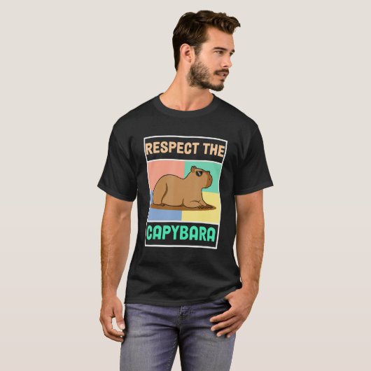 Funny Capybara Ok ik trek naar het Capybara T-shirt (Voorkant volledig)