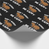 Funny Capybara Owner Capybara Pet Cadeaupapier (Hoek)