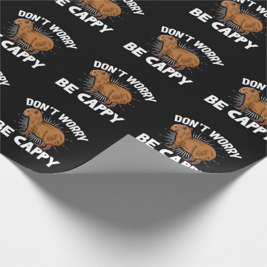 Funny Capybara Owner Capybara Pet Cadeaupapier (Hoek)