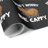 Funny Capybara Owner Capybara Pet Cadeaupapier (Rol Hoek)
