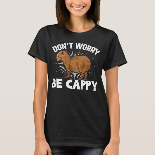 Funny Capybara Owner Capybara Pet T-shirt (Voorkant)