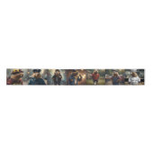 Funny Capybara Photo Collage, Satijnen Lint (Voorkant)