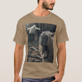 Funny Capybara retro T-shirt (Voorkant)