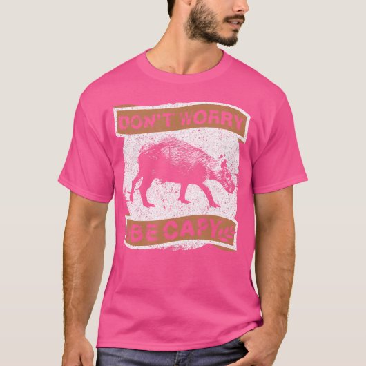 Funny Capybara T-shirt (Voorkant)