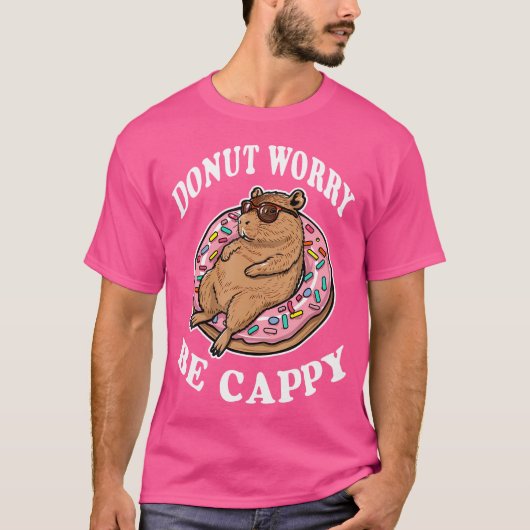 Funny Capybara T-shirt (Voorkant)