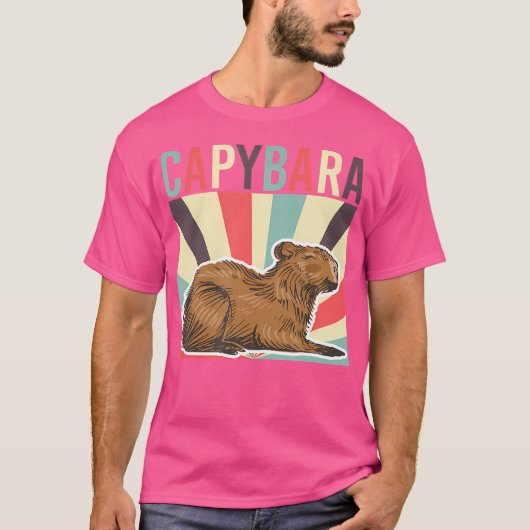 Funny Capybara T-shirt (Voorkant)
