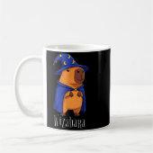 Funny Capybara Wizard Costume Wizabara Graphic Kid Koffiemok (Links)