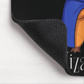 Funny Capybara Wizard Costume Wizabara Graphic Kid Muismat (Hoek)