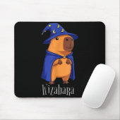 Funny Capybara Wizard Costume Wizabara Graphic Kid Muismat (Met muis)
