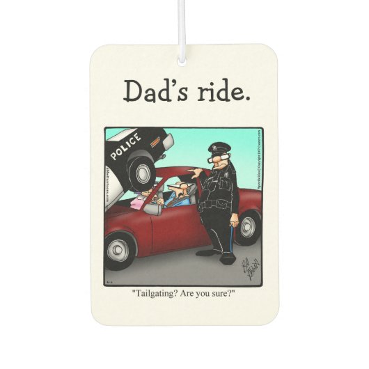 Funny car Air Freshener Luchtverfrisser (Voorkant)