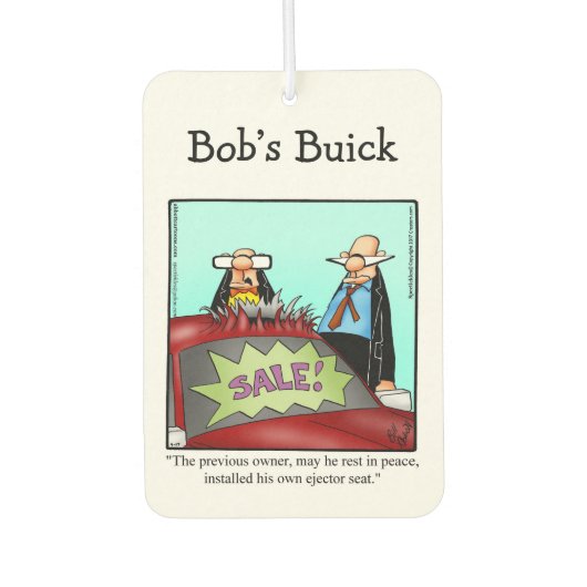Funny car Air Freshener Luchtverfrisser (Voorkant)