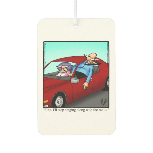 Funny car Air Freshener Luchtverfrisser (Voorkant)