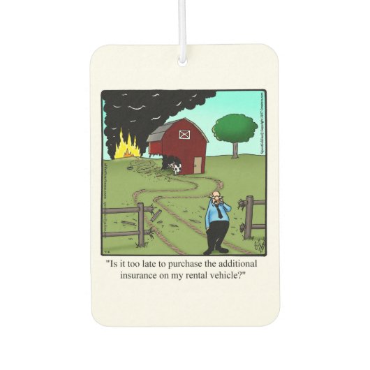 Funny car Air Freshener Luchtverfrisser (Voorkant)