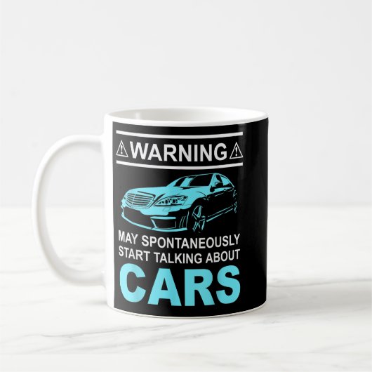 Funny Car Cars Engineer Mechanic Lovers - Mannen B Koffiemok (Links)