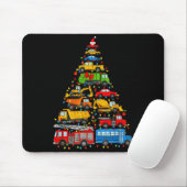 Funny Car Christmas Tree Xmas Light Boys Kids Todd Muismat (Met muis)
