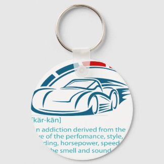 Funny Car Guy Cadeau - CARCAINE Definitie Liefde V Sleutelhanger