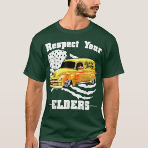 Funny Car Guy - Eerbiedig uw klassieke panel T-shirt