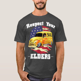 Funny Car Guy - Eerbiedig uw klassieke panel T-shirt