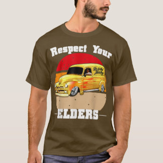 Funny Car Guy - Eerbiedig uw klassieke panel T-shirt