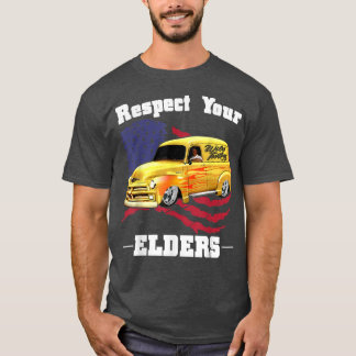 Funny Car Guy - Eerbiedig uw klassieke panel T-shirt